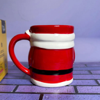 Caneca de Cerâmica em 3d do Papai Noel 330ml 🎁