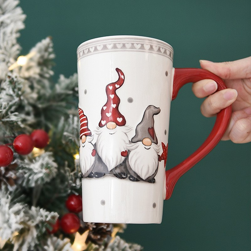 Caneca Natalina com Gnomos - Compre 1 Leve 3