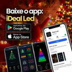 LED Smart Natalino RGB com Controle pelo Celular – Iluminação Inteligente