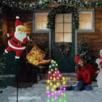 Regador Solar Papai Noel - Decoração de Natal - Kit com 3 Unidades 🤶🎄