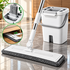Select Mix™ — Kit de Limpeza Multifuncional com Mop, Rodo, Vassoura, Pá e Balde