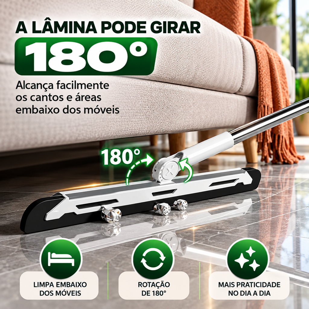 Select Mix™ — Kit de Limpeza Multifuncional com Mop, Rodo, Vassoura, Pá e Balde