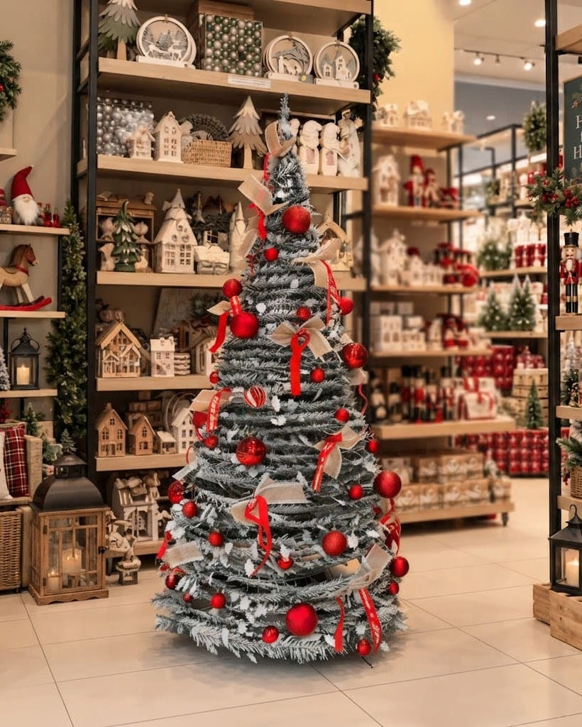 Árvore de Natal Luxury - montagem rápida + Acessórios de Decoração