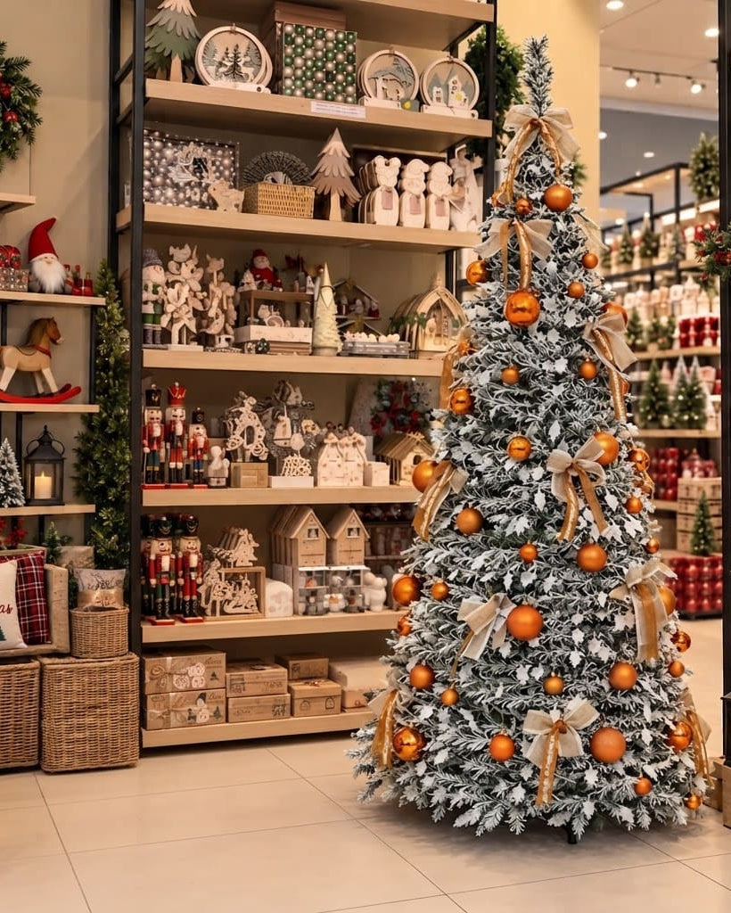 Árvore de Natal Luxury - montagem rápida + Acessórios de Decoração